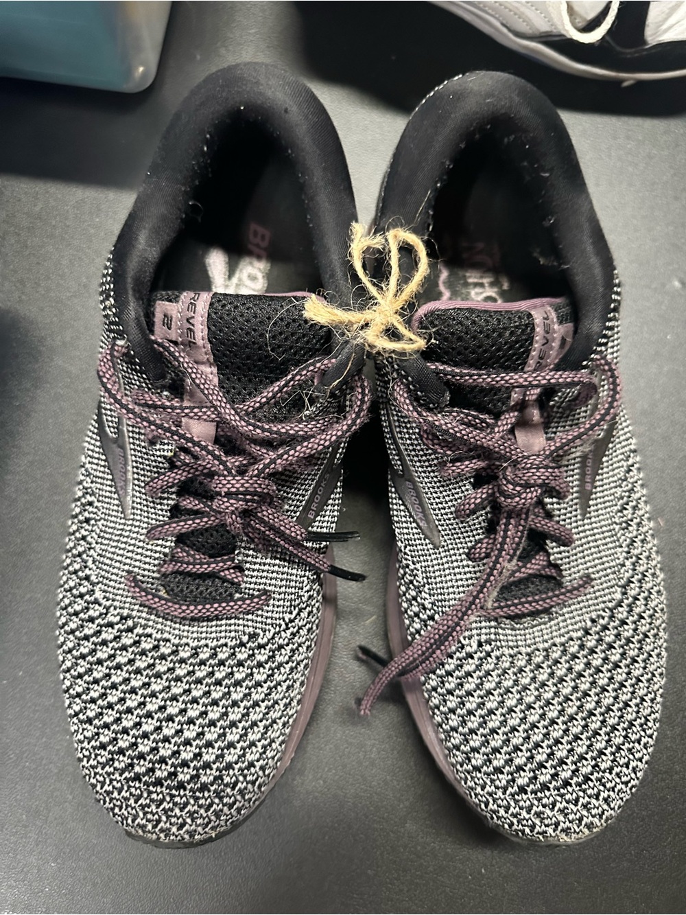 Brooks Women's Running Shoes - Black and Purple